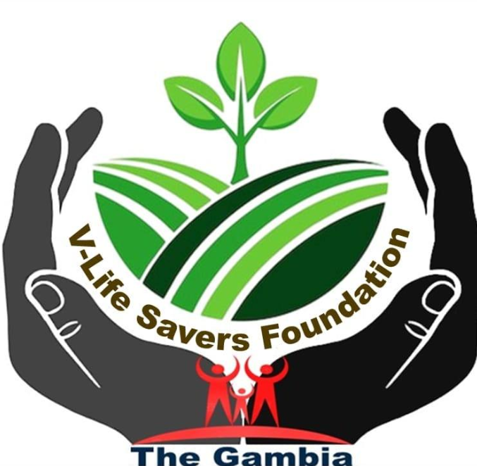 logo for V-Life Savers Foundation (Gambia)